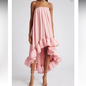 Alfonso Strapless High Low Dress